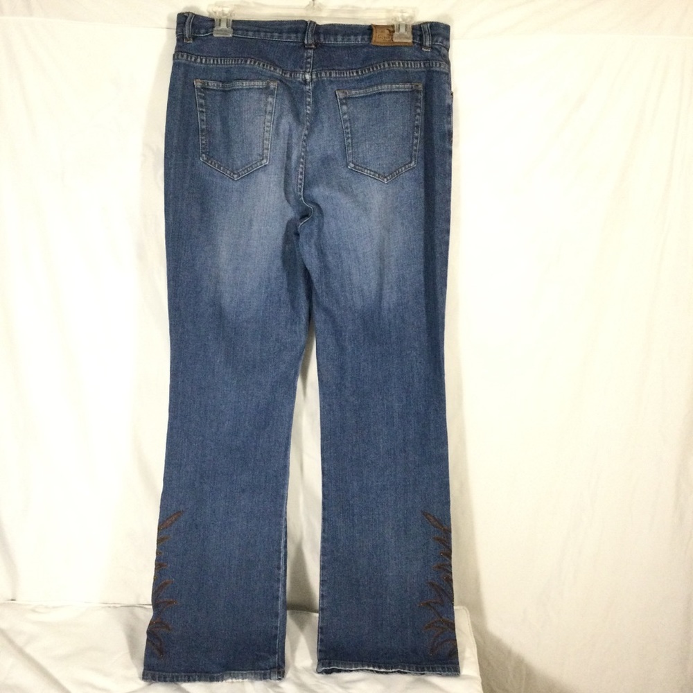 Lauren Jeans Co Western Embroidered Studded Jeans - Picture 5 of 15
